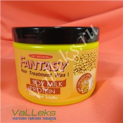 Маска с соевым протеином для тонких волос Fantasy Carebeau Hair Theatment Wax Soy Milk Protein, 250мл