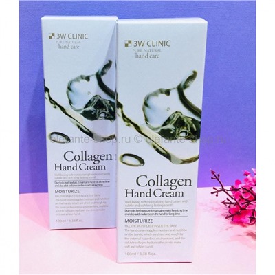 Крем для рук 3W Clinic Collagen Hand Cream, 100 мл (78)