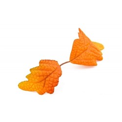 Искусственные листья - Лист дуба двойной осенний 20 шт