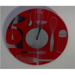 Часы настенные стекл. PL1201 (d30)