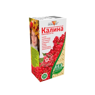 Натуральный ягодный чай "Калина"