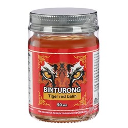 Бальзам Binturong Tiger Red Balm, разогревающий, от ушибов и растяжений, 50 г