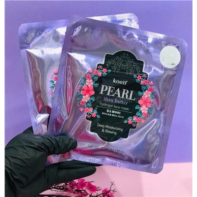 Гидрогелевая маска Koelf Pearl and Shea Butter Hydrogel Mask, 30 мл (78)