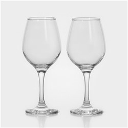 Набор стеклянных бокалов для вина «Амбер», 365 мл, 2 шт