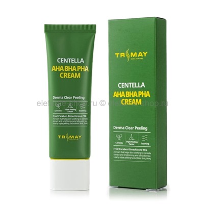 Восстанавливающий крем для лица с кислотами и центеллой Trimay Aha Bha Pha Centella Cream 50ml (51)