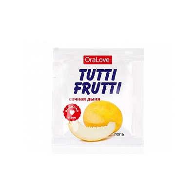 OraLove Лубрикант Tutti-Frutti сочная дыня, 4гр