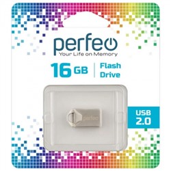 16Gb Perfeo M10 Metal Series USB 2.0 (PF-M10MS016)