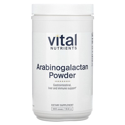 Vital Nutrients Порошок арабиногалактана, 10,6 унций (300 г)