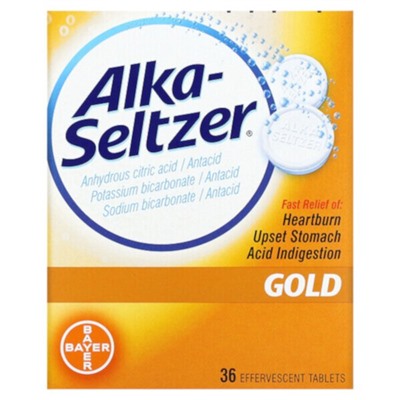 Alka-Seltzer Gold - 36 шипучих таблеток - Alka-Seltzer