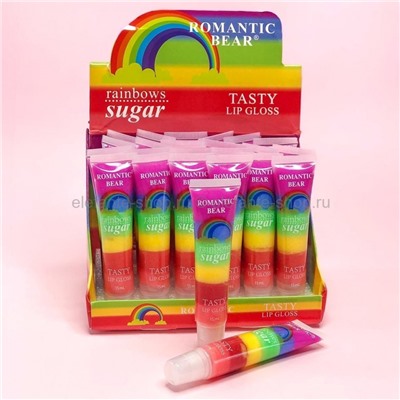 Блеск для губ Romantic Bear Rainbow Sugar Tasty Lip Gloss