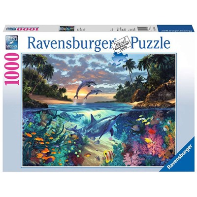 Ravensburger. Пазл карт. 1000 арт.19145 "Коралловый залив"