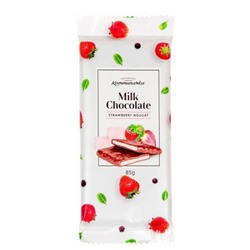 Шоколад молочный Milk Chokolate с клубничной нугой Коммунарка 85г (1/20шт)  (Кр. 5), шт