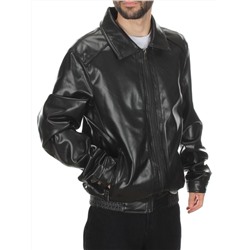 P2108 BLACK Куртка из эко-кожи мужская