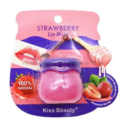 Клубничный бальзам для губ Kiss Beauty Strawberry Lip Mask 30g (37)