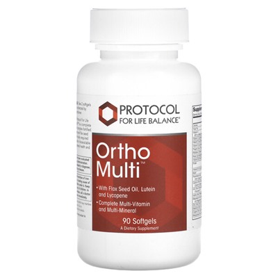 Protocol for Life Balance Ortho Multi - 90 мягких капсул - Protocol for Life Balance