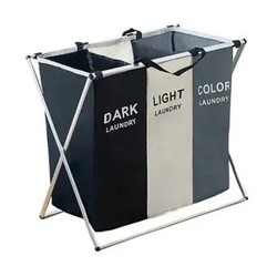 Складная корзина для сортировки белья Dark/Light/Color