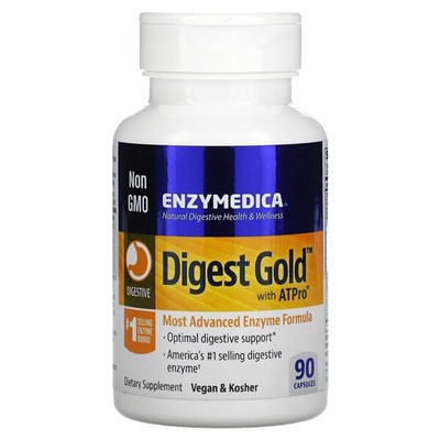 Enzymedica Digest Gold с ATPro - 90 капсул - Enzymedica