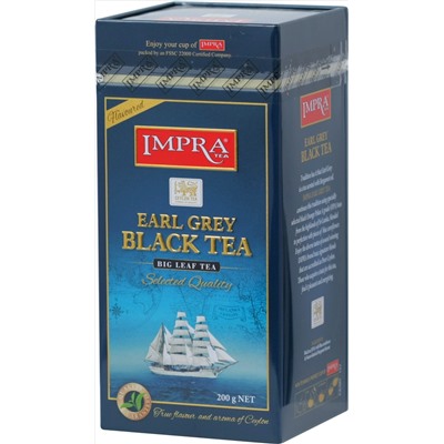 IMPRA. Flavoured. Earl Grey 200 гр. жест.банка