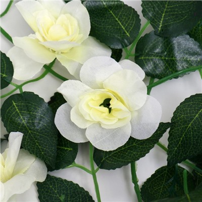 Лиана "Лист с розами" 1,9 м (цена за 1 шт. фасовка 5 шт) микс
