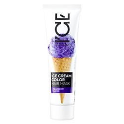 NS ICE Professional "ICE CREAM COLOR" Тонирующая маска для волос Blueberry (100мл).6  Акция -40%