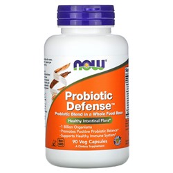 NOW Foods Пробиотическая защита - 90 растительных капсул - NOW Foods