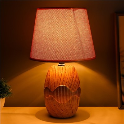 Настольная лампа "Кассиопея" Е14 40Вт коричневый 20х20х33 см