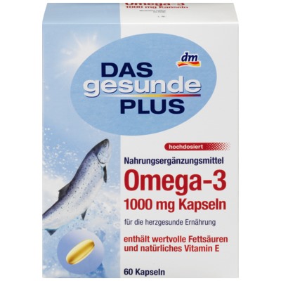 Mivolis Omega-3 Fisch Омега-3 1000 мг Рыбий жир в капсулах, 60 шт