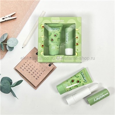 Бальзам для губ и крем для рук SHIJING Watery Avocado Set (106)