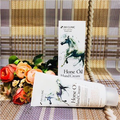 Крем для рук 3W Clinic Horse Oil Hand Cream (125)