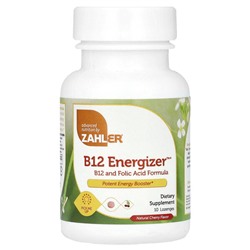 Zahler B12 Энергайзер, Натуральный Вишневый Вкус - 10 леденцов - Zahler