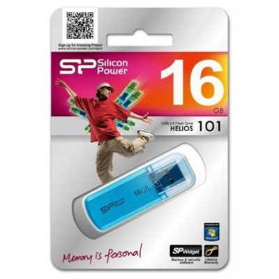 16Gb Silicon Power Helios 101 Blue (SP016GBUF2101V1B)