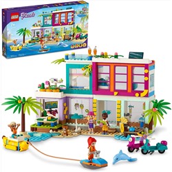 LEGO. Конструктор 41709 "Friends Vacation Beach House" (Пляжный дом для отдыха)