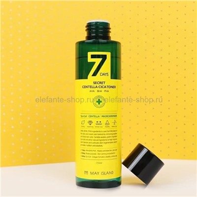 Тонер May Island 7 Days Secret Centella Cica Toner 155ml (51)