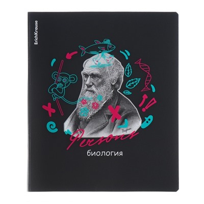 Комплект предметных тетрадей 48 листов, 12 штук, ErichKrause "Persons", пластиковая обложка, мелованный картон, блок офсет белизна 100%, инфо-блок