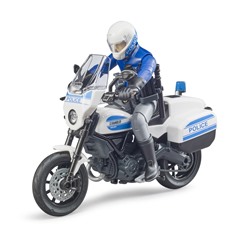 Bruder 62731 "Мотоцикл с фигуркой полицейского Scrambler Ducati"
