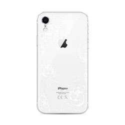 Силиконовый чехол Розы графика на iPhone XR (10R)