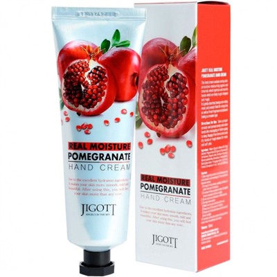 Jigott Real Moisture Hand Cream Крем для рук с экстрактом граната