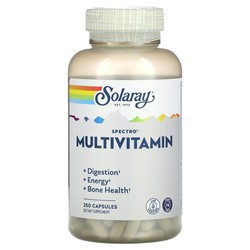 Solaray Spectro Мультивитамины, без железа, 250 капсул