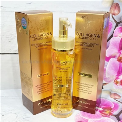 Эссенция для лица 3W Clinic Сollagen & Luxury Gold Revitalizing Comfort Gold Essence 150ml (78)