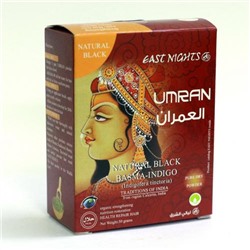 Купить Индиго натуральный для волос (басма) индийская черная хна Umran - в Москве