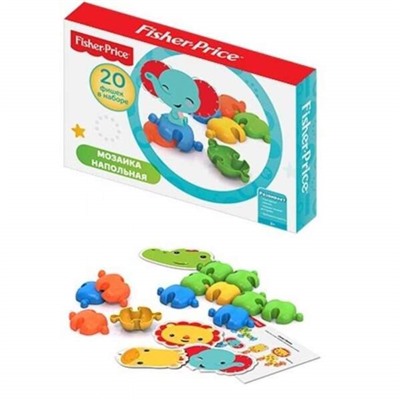 Fisher-Price. Напольная мозаика для малышей 20 фишек арт.786