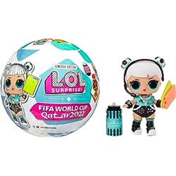 L.O.L. Surprise! X FIFA World Cup Qatar 2022 Dolls with 7 Surprises Including Accessories, Limited Edition Collectible Doll with Soccer Theme, Holiday Toy, Great Gift for Kids Girls Ages 4 5 6+ Years