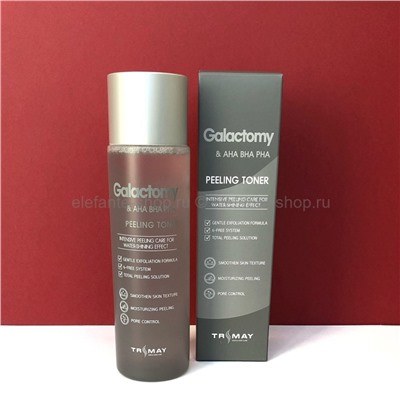 Пилинг тонер с галактомисисом и кислотами Trimay Galactomy & AHA BHA PHA Peeling Toner 210ml (51)