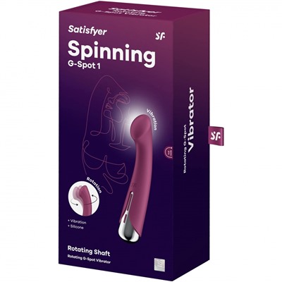 Satisfyer Вибромассажер Spinning G-Spot 1 (red)