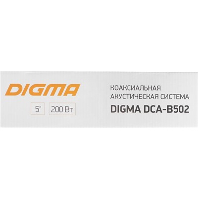 Акустическая система Digma DCA-B502, 13 см, 200 Вт, набор 2 шт