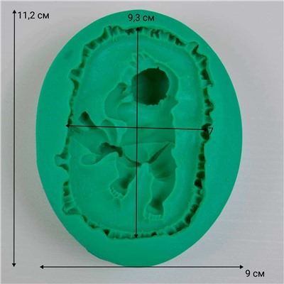 Силиконовый молд Малыш на одеяле
