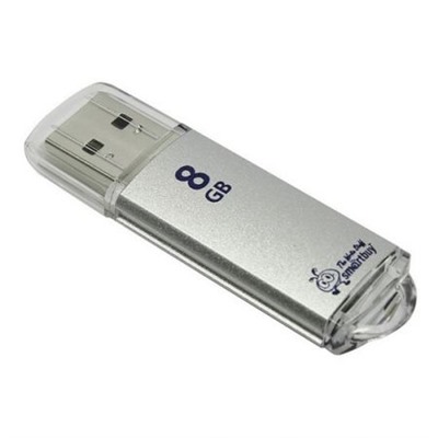 8Gb SmartBuy V-Cut Silver (SB8GBVC-S)