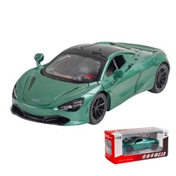 Модель мет. "McLaren 720S" 1:32 инерц. свет, звук, открыв. двери и капот арт.1901-7/71369