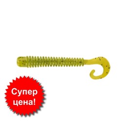 Приманка съедобная Allvega Curly Tail, 6.5 см, 1,4 г, 8 штук, цвет green pumpkin