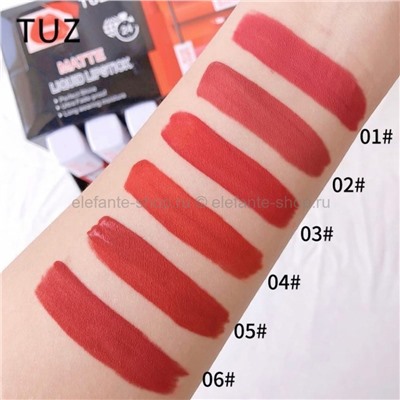 Набор жидких матовых помад TUZ Super Stay Matte Ink 6 штук